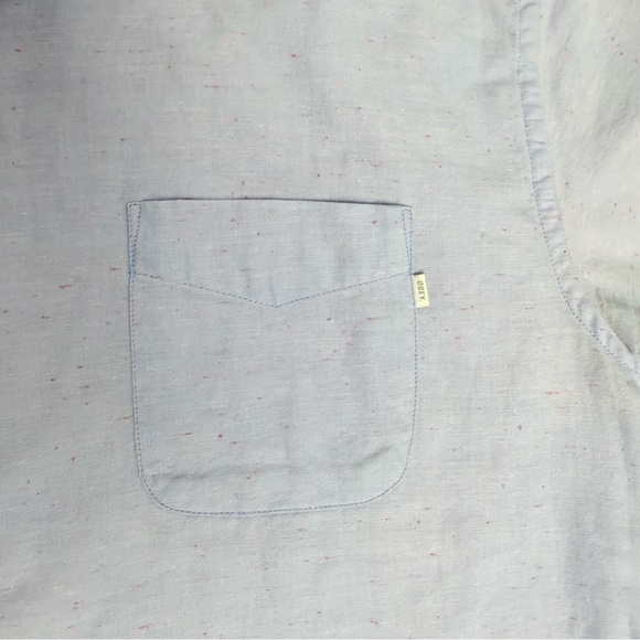 Obey Blue Casual Button Down Shirt - Picture 3 of 6